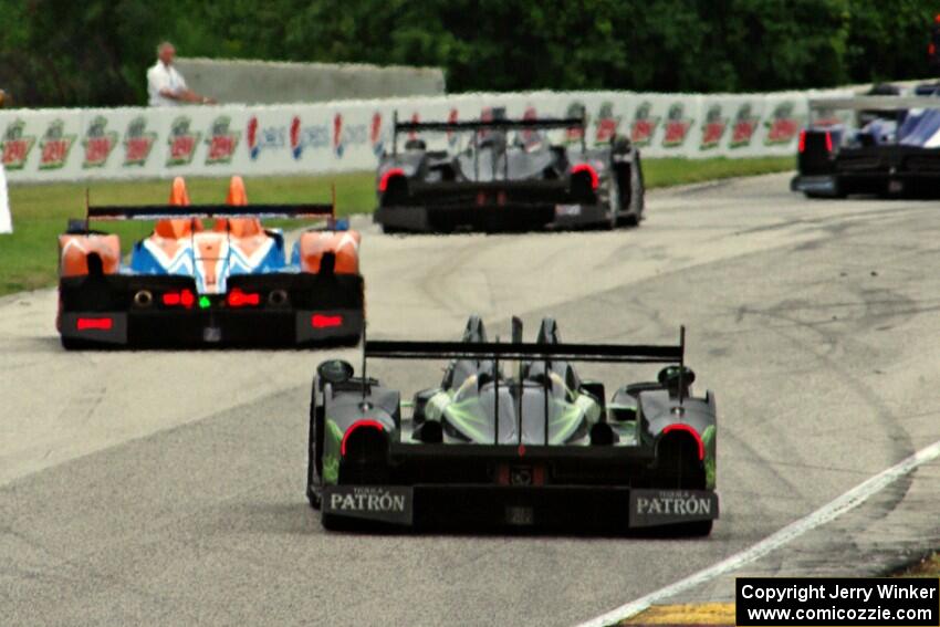 Prototypes battle late in the race