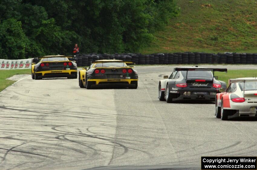 GT battle late in the race