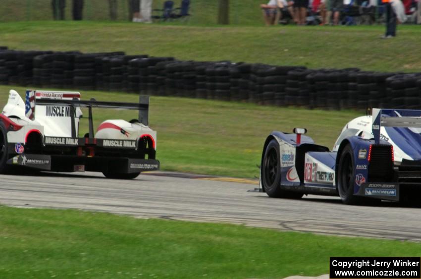 Klaus Graf / Lucas Luhr HPD ARX-03a Honda and Chris McMurry / Tony Burgess Lola B12/60 Mazda