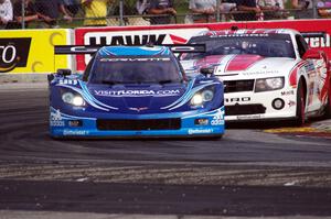 Richard Westbrook / Ricky Taylor Chevy Corvette DP (Coyote) and John Edwards / Robin Liddell Chevy Camaro