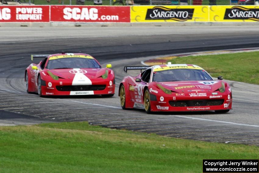 Jeff Segal / Ken Wilden and Alessandro Balzan / Leh Keen Ferrari F458 Italias