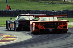 Max Angelelli / Jordan Taylor Chevy Corvette DP (Dallara) and Emilio Di Guida / Sébastien Bourdais Chevy Corvette DP (Coyote)