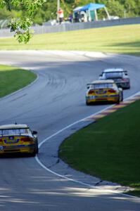 trailed by Bill Auberlen / Paul Dalla Lana / Billy Johnson and Maxime Martin / Michael Marsal BMW M3s