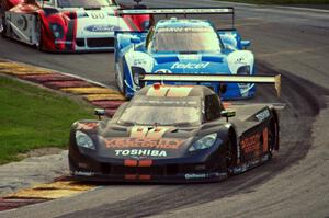 Max Angelelli / Jordan Taylor Chevy Corvette DP (Dallara), Scott Pruett / Memo Rojas Riley XXVI/Ford and John Pew /Oswaldo Negri