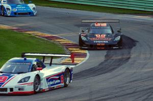 Brian Frisselle / Burt Frisselle Chevy Corvette DP (Coyote) and Max Angelelli / Jordan Taylor Chevy Corvette DP (Dallara)