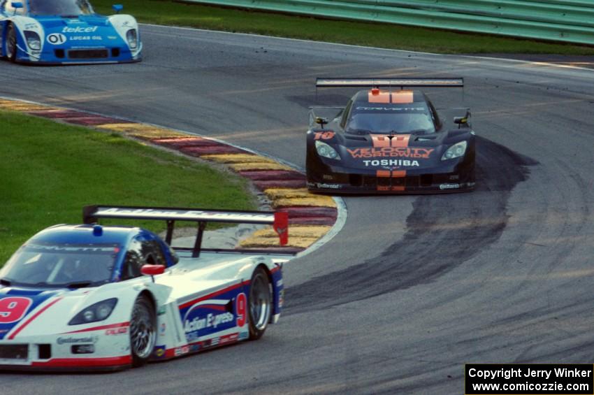 Brian Frisselle / Burt Frisselle Chevy Corvette DP (Coyote) and Max Angelelli / Jordan Taylor Chevy Corvette DP (Dallara)