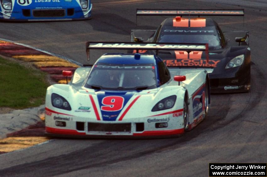 Brian Frisselle / Burt Frisselle Chevy Corvette DP (Coyote) and Max Angelelli / Jordan Taylor Chevy Corvette DP (Dallara)