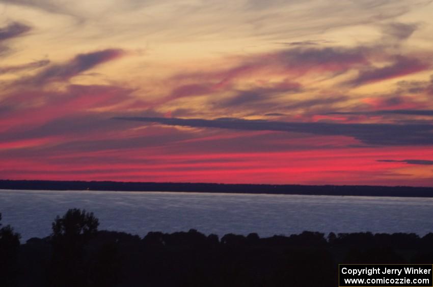 Sunset over Lake Winnebago