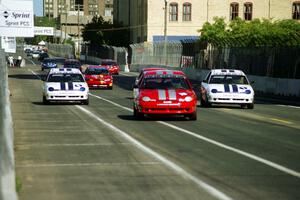 Dodge Neon ACRs come down the front straight