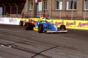 Duncan Dayton's Bowman BC5 and Marc-Antoine Camirand's Van Diemen RF98