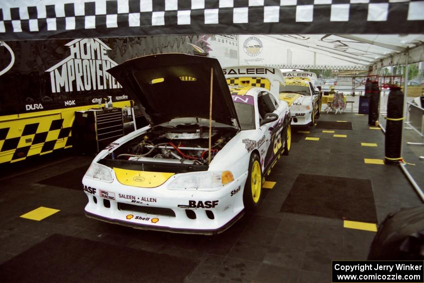 Terry Borcheller's and Ron Johnson's Ford Saleen Mustangs