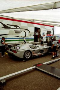 Doc Bundy / Johnny O'Connell Panoz GTR-1/Ford in the paddock