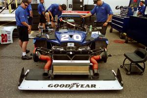 Elliott Forbes-Robinson / Dorsey Schroeder Riley & Scott Mk. III/Ford in the paddock