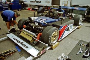 James Weaver / Butch Leitzinger Riley & Scott Mk. III/Ford in the paddock