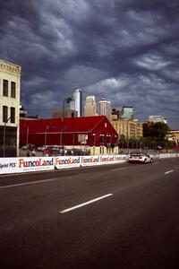 Peter Cunningham / Brian Simo BMW M3 heads down the back stretch