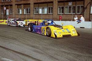 Scott Schubot / Henry Camferdam Riley & Scott Mk. III/Ford and Thierry Boutsen / Bob Wollek Porsche 911 GT1