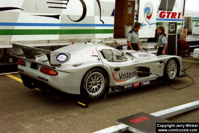 Doc Bundy / Johnny O'Connell Panoz GTR-1/Ford in the paddock