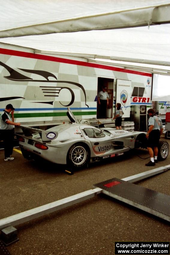 Doc Bundy / Johnny O'Connell Panoz GTR-1/Ford in the paddock
