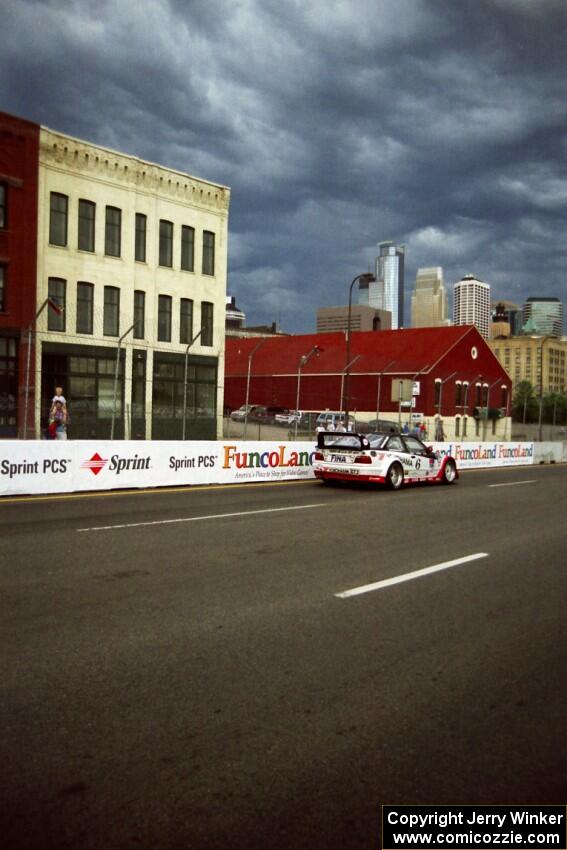 Peter Cunningham / Brian Simo BMW M3 heads down the back stretch