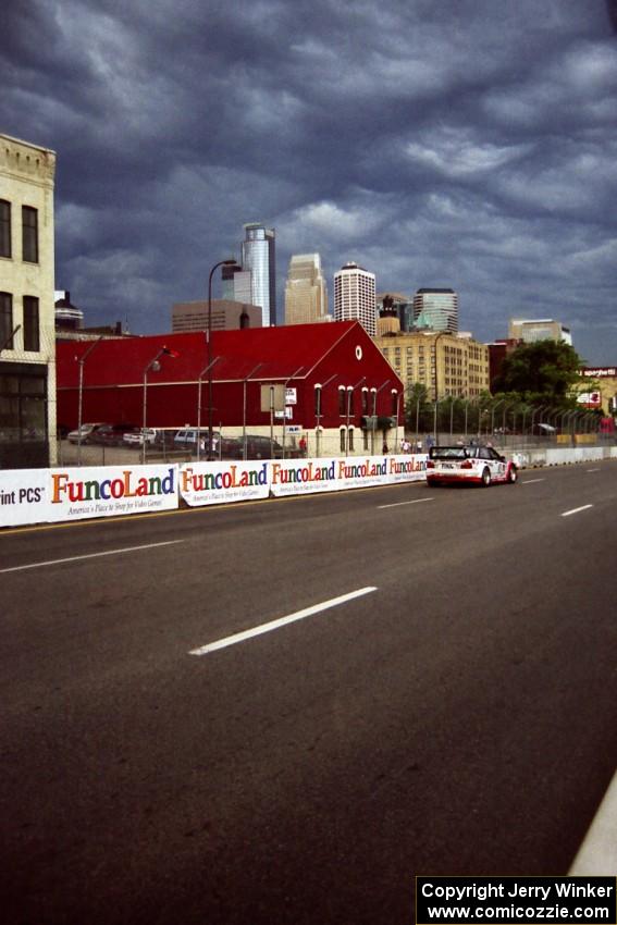 Peter Cunningham / Brian Simo BMW M3 heads down the back stretch