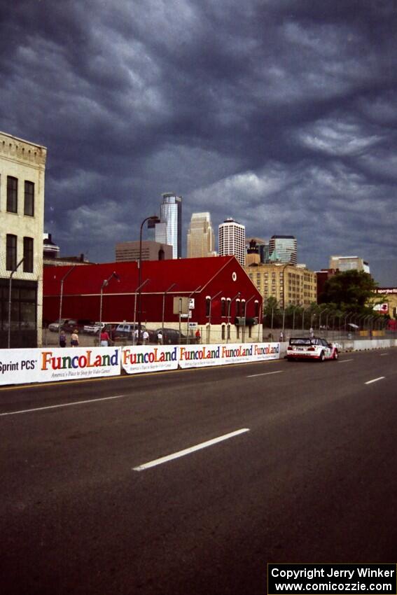 Peter Cunningham / Brian Simo BMW M3 heads down the back stretch