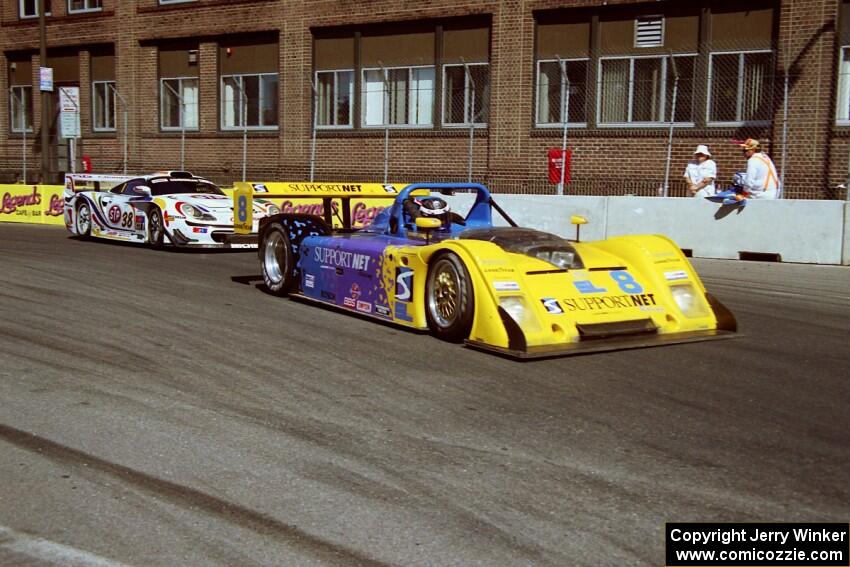 Scott Schubot / Henry Camferdam Riley & Scott Mk. III/Ford and Thierry Boutsen / Bob Wollek Porsche 911 GT1