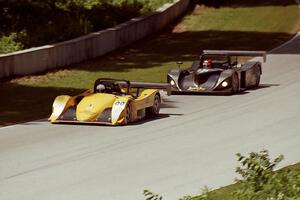 Martin Snow / Larry Schumacher Lola B2K/40 Nissan and Jon Field / Oliver Gavin Lola B2K/10 Judd