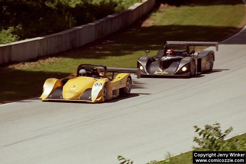 Martin Snow / Larry Schumacher Lola B2K/40 Nissan and Jon Field / Oliver Gavin Lola B2K/10 Judd