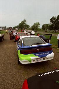 Celsus Donnelly / Shane Mitchell Eagle Talon in the tech line.