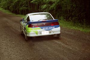 Celsus Donnelly / Shane Mitchell Eagle Talon launches from the start of the practice stage.