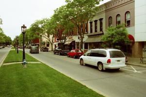 A view of Main Street of Wellsboro, PA.