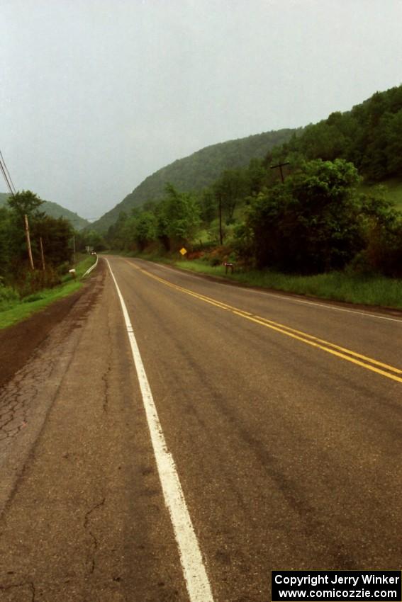 A view of the mountains just outside of Wellsboro, PA.