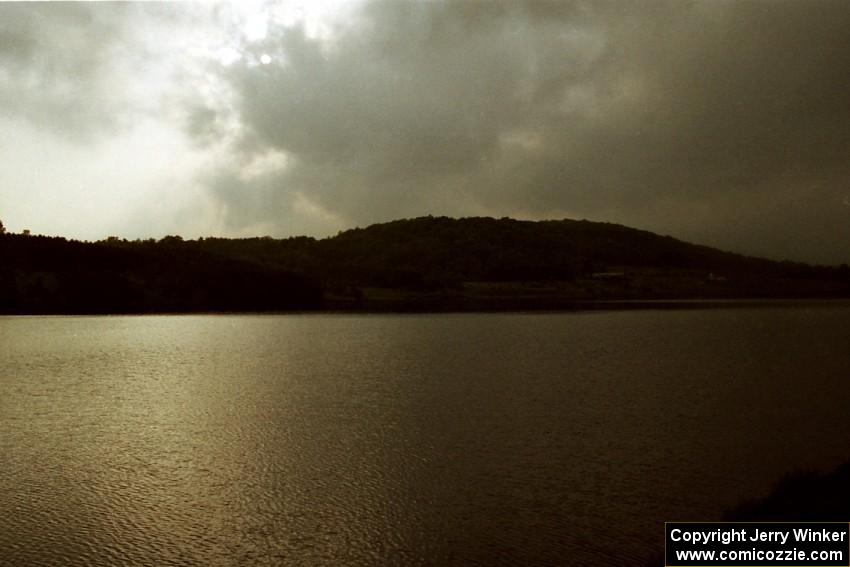 A view of lake just outside of Wellsboro, PA.