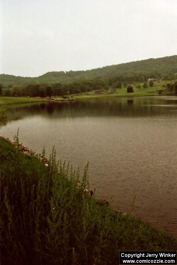 A view of lake just outside of Wellsboro, PA.