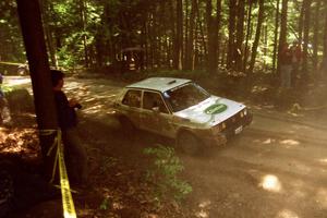 Peter Reilly / Dave Shindle VW Golf goes off on SS5, Colton Stock.