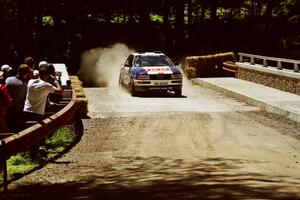 Alex Erisoty / Ben Greisler Audi 90 Quattro at the Asaph Campground spectator location on SS4, Phasa.