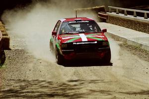 Dick Casey / Carlos Arrieta, Sr. Audi 4000 Quattro at the Asaph Campground spectator location on SS4, Phasa.