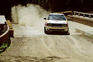 Jerry Cuffe	/ Sean O'Reilly Audi 80 Quattro at the Asaph Campground spectator location on SS4, Phasa.