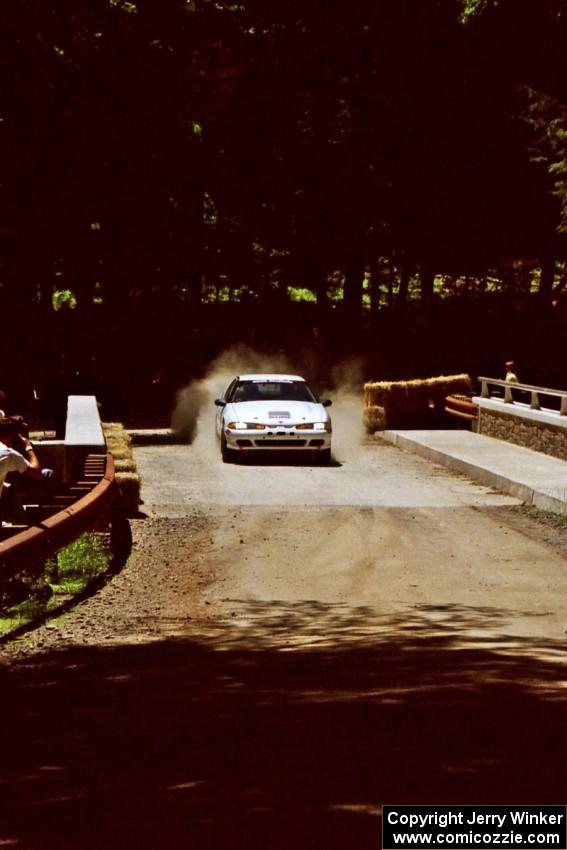 Doug Shepherd / Pete Gladysz Mitsubishi Eclipse at the Asaph Campground spectator location on SS4, Phasa.