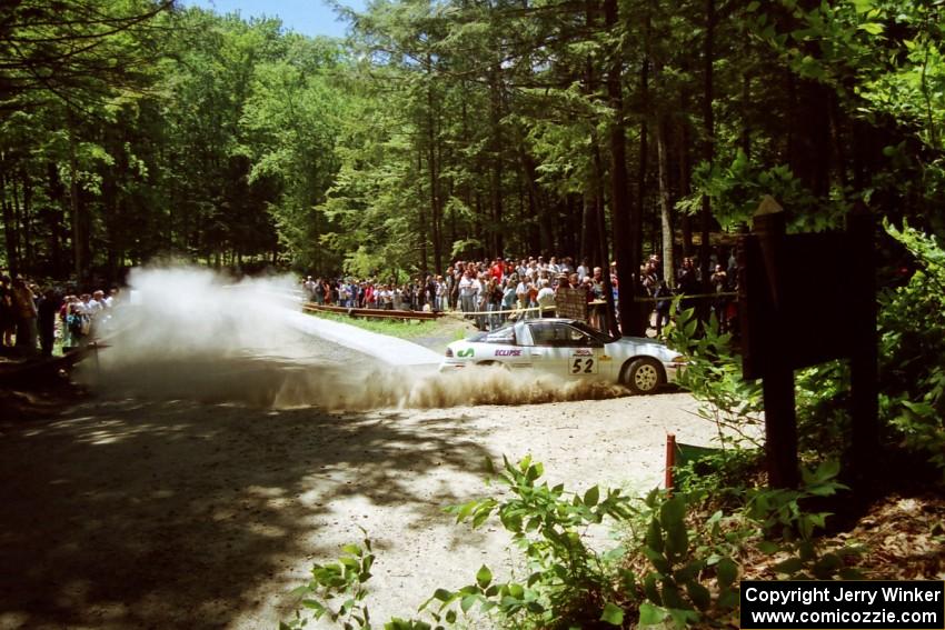 Doug Shepherd / Pete Gladysz Mitsubishi Eclipse at the Asaph Campground spectator location on SS4, Phasa.