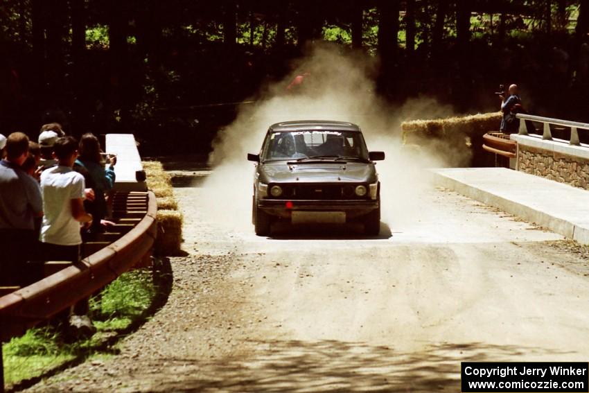 Jerry Sweet / Stuart Spark SAAB 99EMS at the Asaph Campground spectator location on SS4, Phasa.