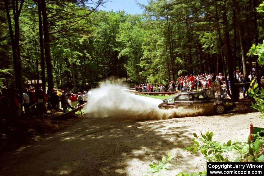 Jerry Sweet / Stuart Spark SAAB 99EMS at the Asaph Campground spectator location on SS4, Phasa.