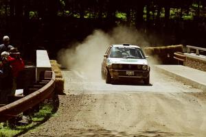 Peter Reilly / Dave Shindle VW Golf at the Asaph Campground spectator location on SS4, Phasa.