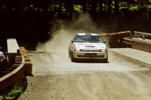 Patrick Farrell / Gerry O'Leary Eagle Talon at the Asaph Campground spectator location on SS4, Phasa.