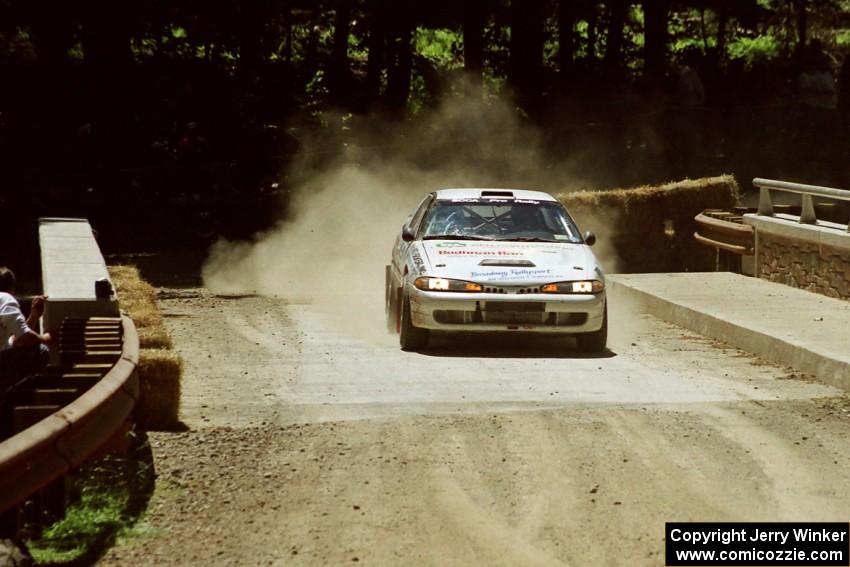 Patrick Farrell / Gerry O'Leary Eagle Talon at the Asaph Campground spectator location on SS4, Phasa.