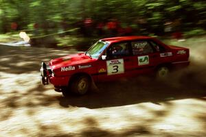 Jon Kemp / Gail McGuire Audi 4000 Quattro on SS5, Colton Stock.