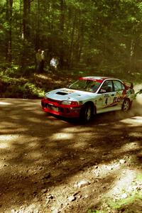 Garen Shrader / Doc Schrader Mitsubishi Lancer Evo IV on SS5, Colton Stock.