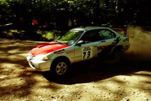 Nick Robinson / Carl Lindquist Honda Civic on SS5, Colton Stock.