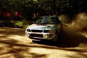 Sakis Hadjiminas / Brian Maxwell Subaru Impreza Turbo on SS5, Colton Stock.