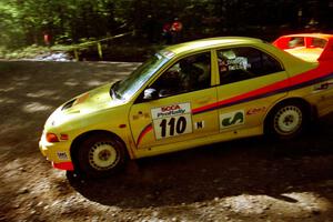 Mark Nelson / John Dillon Mitsubishi Lancer Evo IV on SS5, Colton Stock.